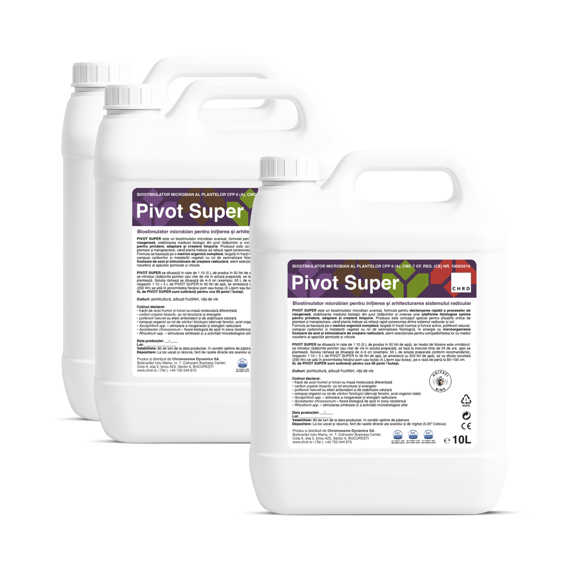 (2+1 GRATIS) PIVOT SUPER, Biostimulator microbian pentru pomi, arbuști și viță de vie