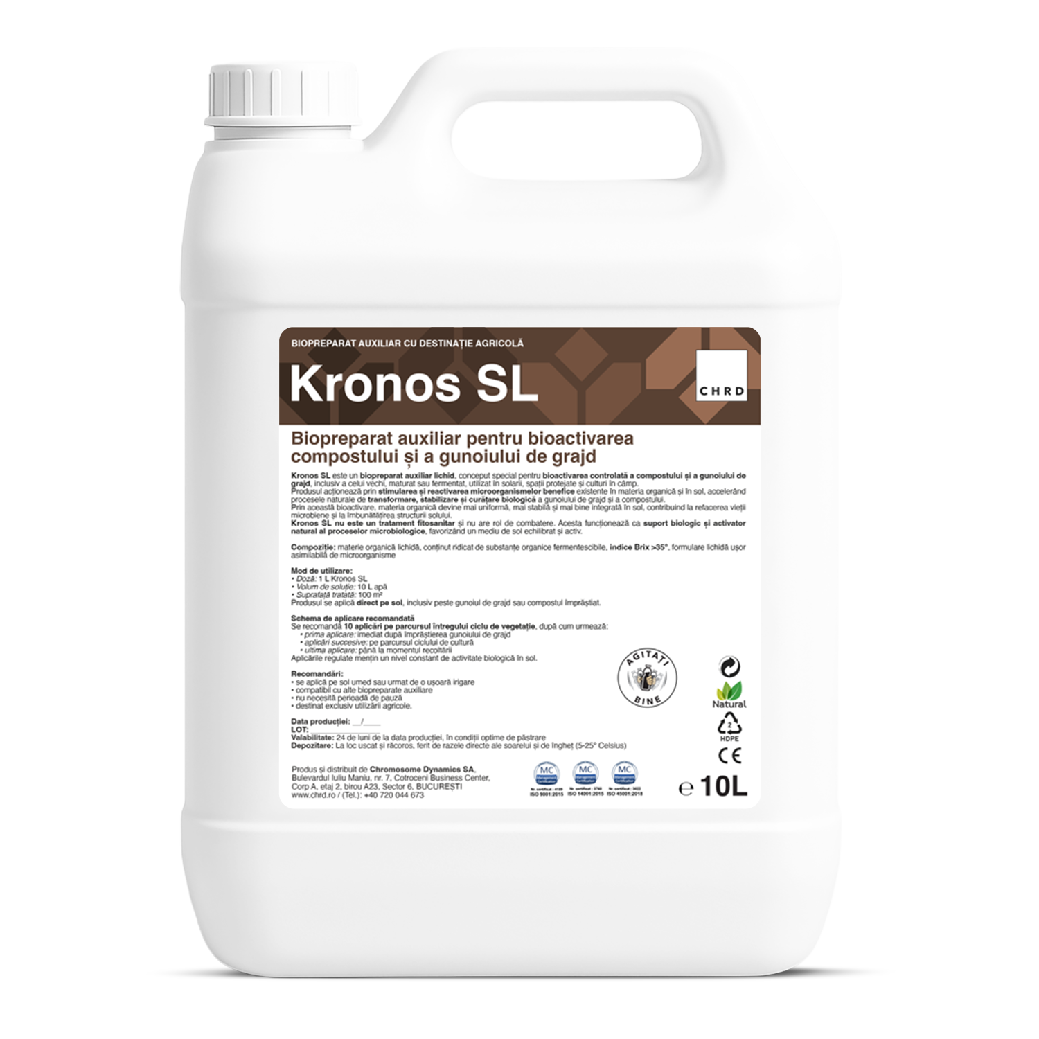 KRONOS SL, Biopreparat auxiliar pentru bioactivarea compostului și a gunoiului de grajd